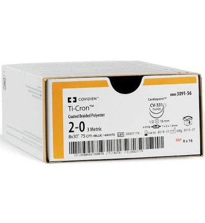 Ti-Cron Polyester Taper Point Suture