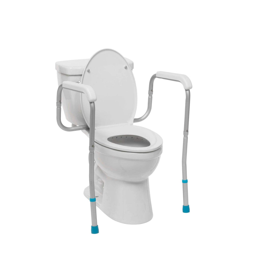 AquaSense Adjustable Toilet Safety Rails, to Floor