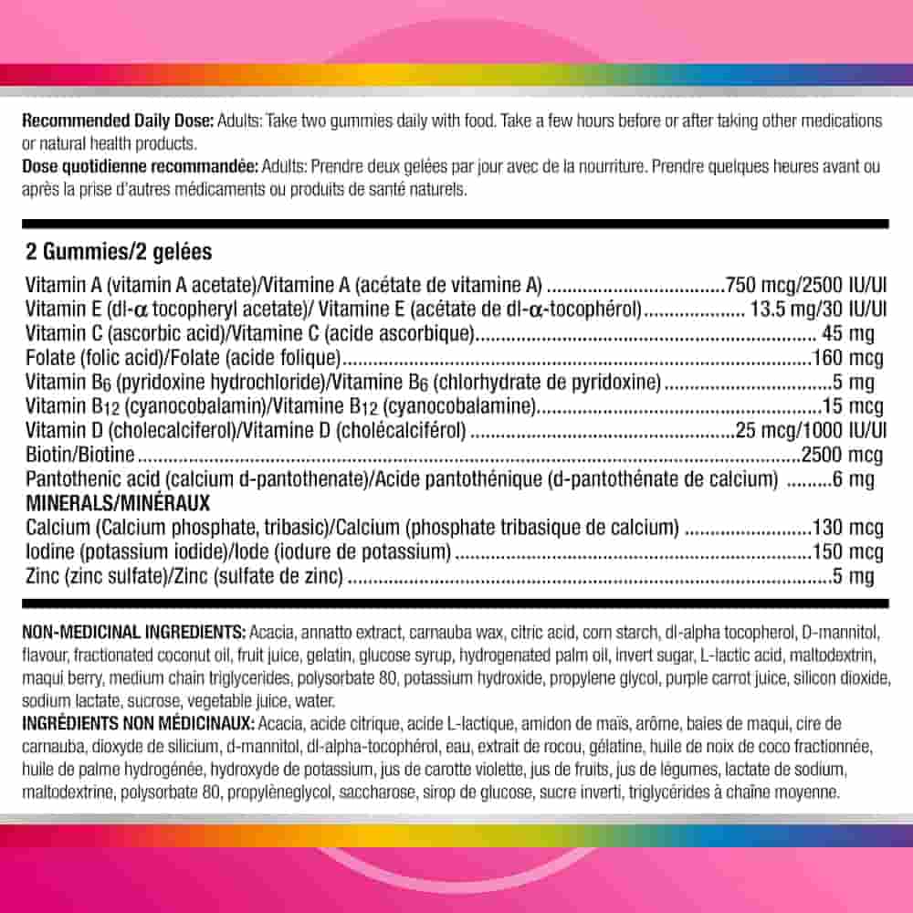 Centrum MultiGummies Multi+Beauty Multivitamin Supplement Gummies for Hair, Skin & Nails, 90 Count