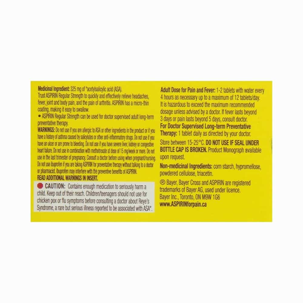 ASPIRIN 325mg tablets - 24s