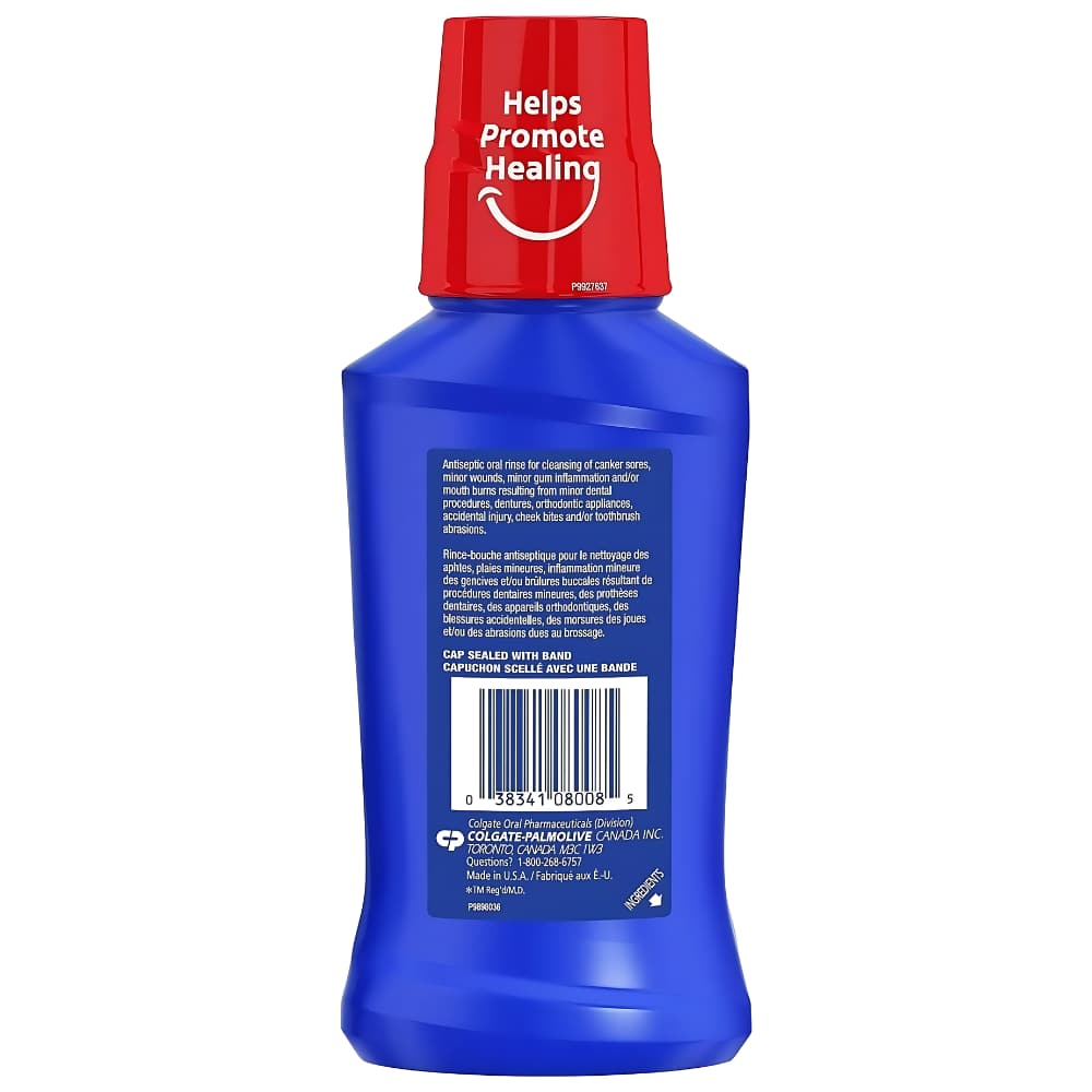 Colgate Peroxyl Mouth Sore Alcohol Free Oral Rinse, Mint, 237 mL