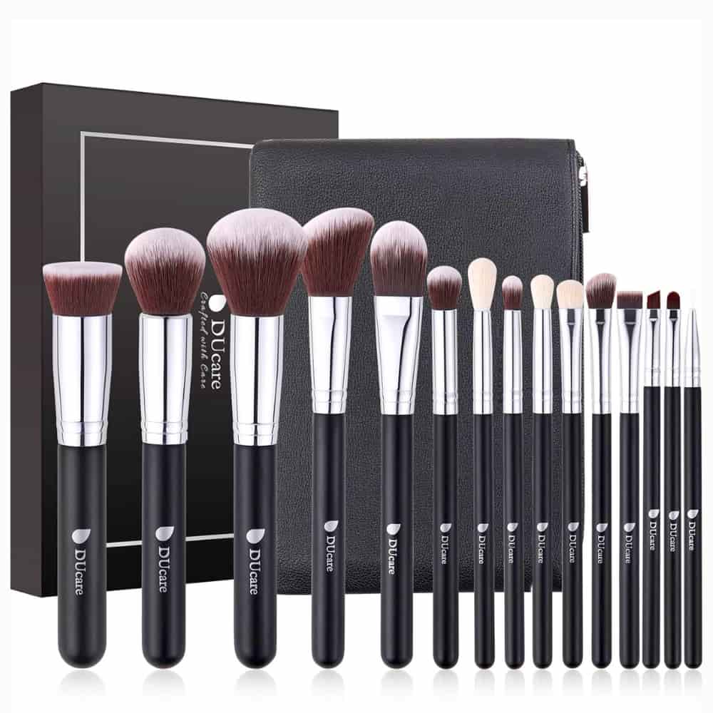 Docolor Professional Makeup Brushes Set with Cosmetic Case