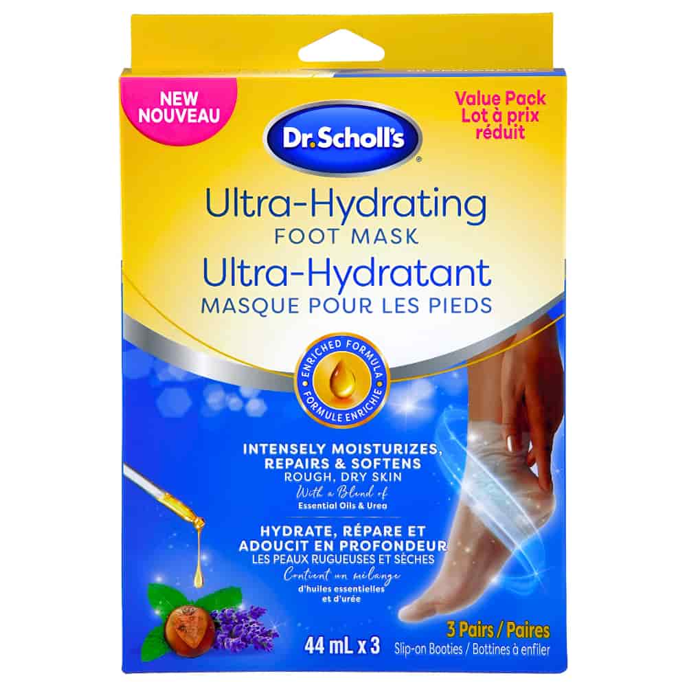 Dr. Scholl's Ultra Hydrating Foot Mask - 3 pairs