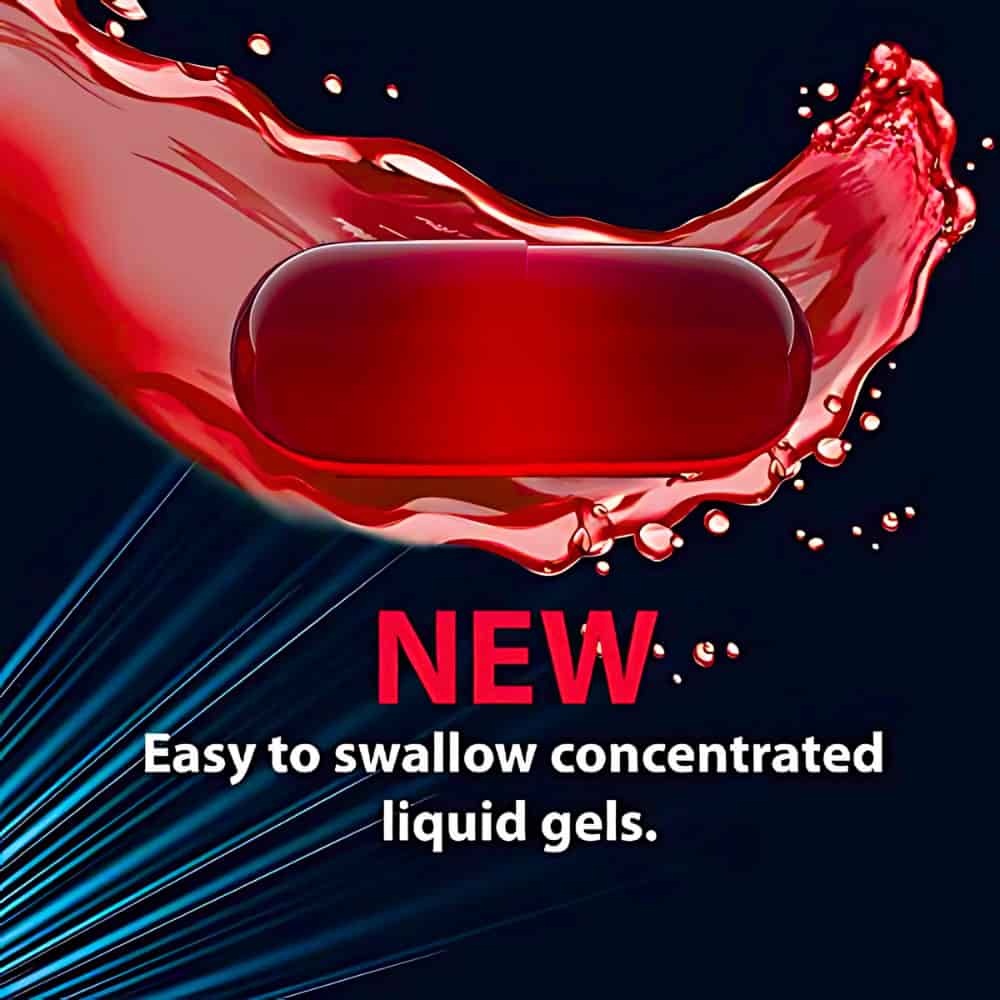 Coricidin Decongestant Free Cough and Cold Medicine - Cough, cold and flu medicine for adults – Effective Symptom Relief From Sore Throat, Cough, Chest Congestion, Fever, and Headaches, 24 Liquid Gels