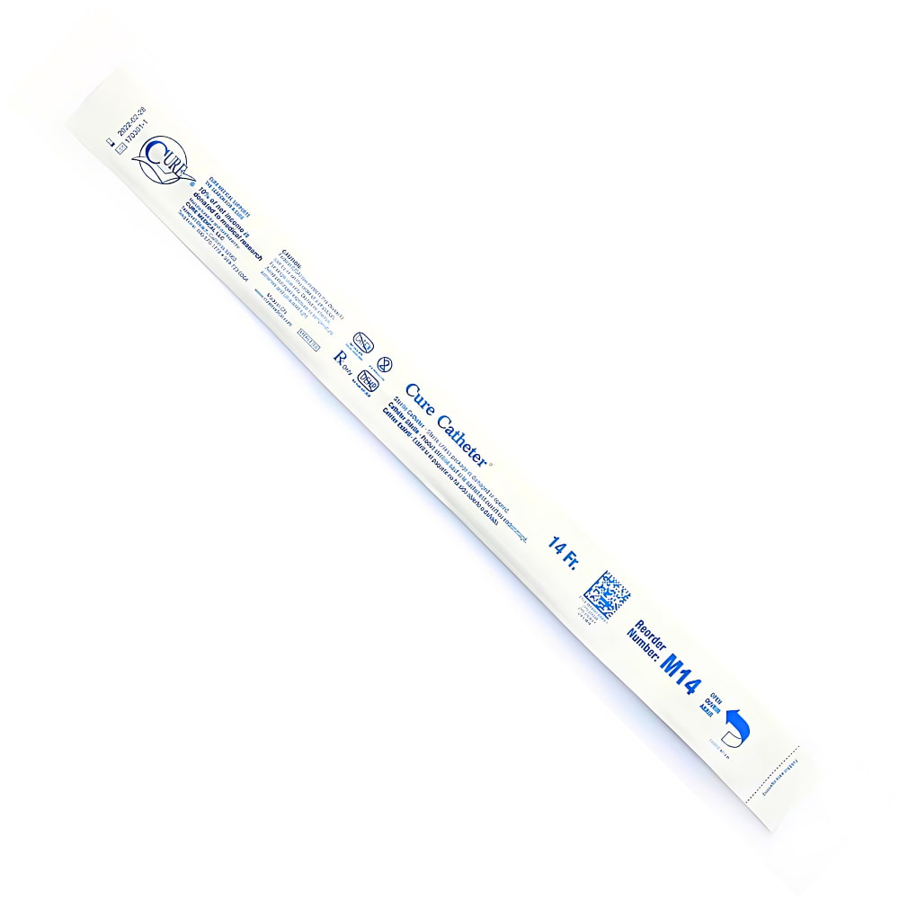 Cure Male Straight Tip Intermittent Catheter