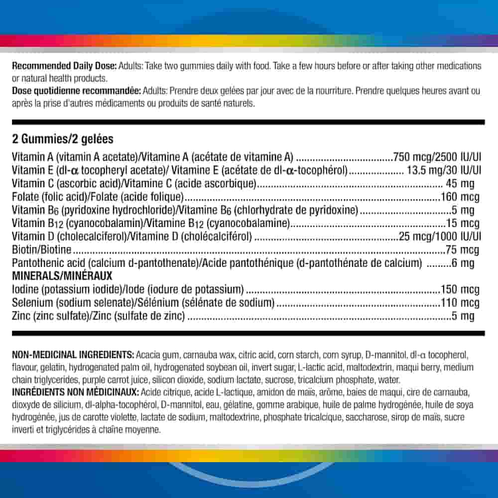 Centrum MultiGummies Men Multivitamin Supplement Gummies, 130 Count