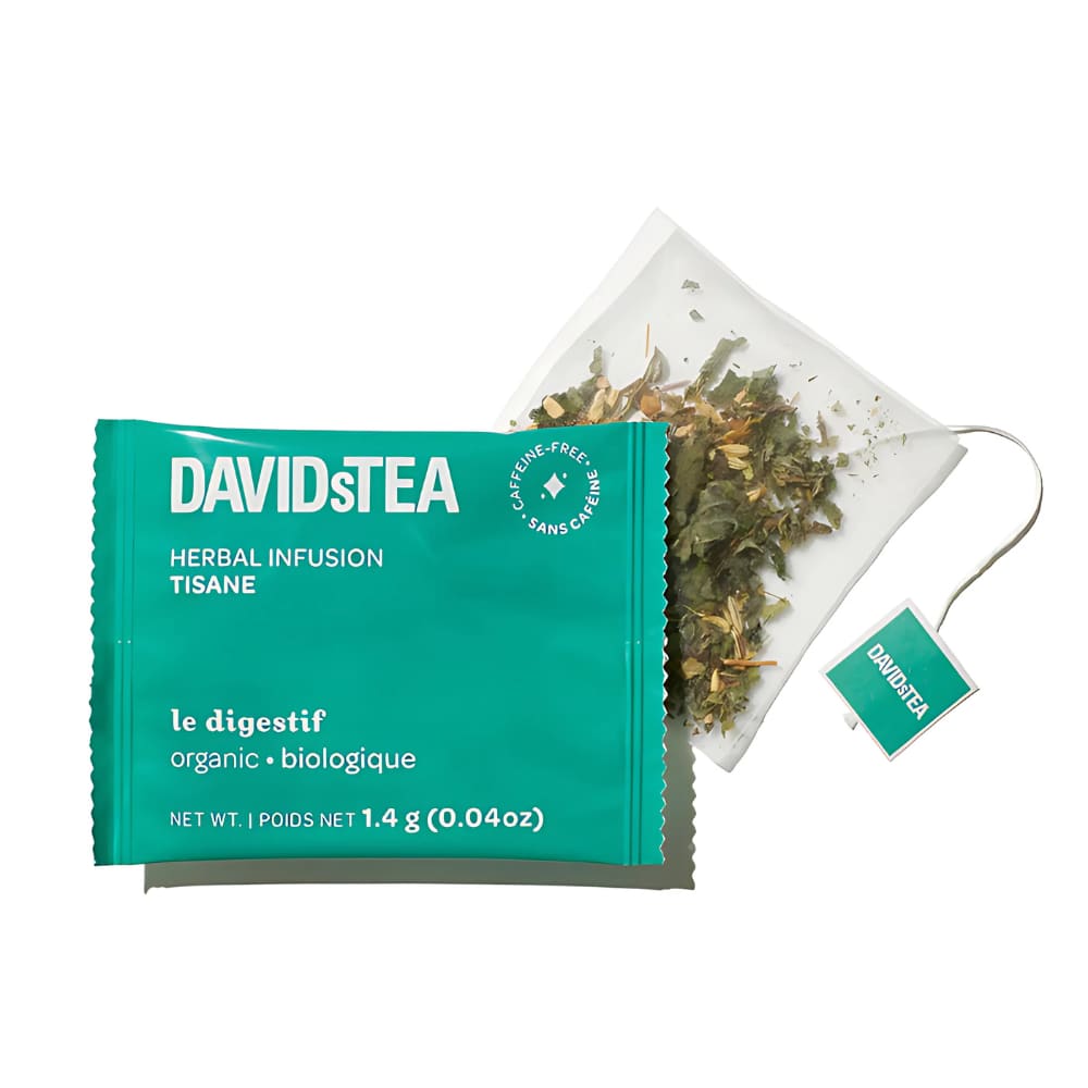 DAVIDsTEA Herbal Infusion Tisane - Le Digestif - 12's