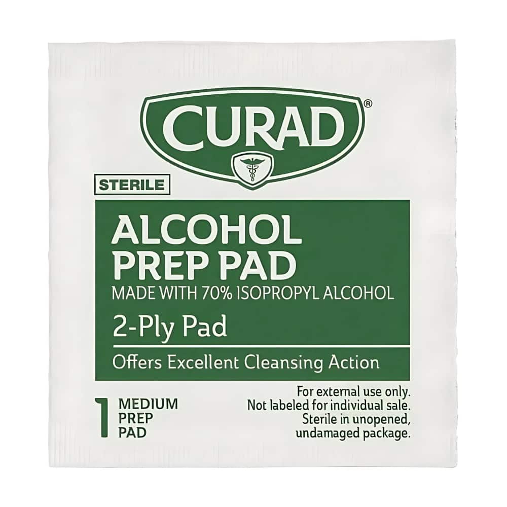Curad Alcohol Swabs 1 x 1 200/Box CUR45581RBI