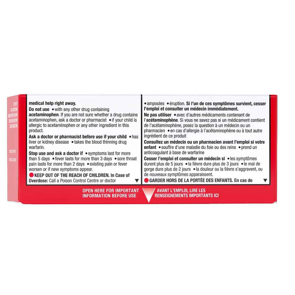 Children's Medicine Fever & Sore Throat Pain Liquid, Cherry