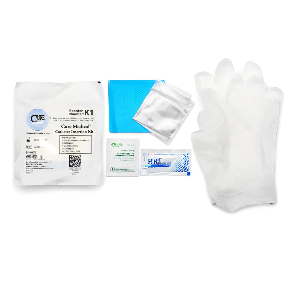 Cure Medical Catheter Insertion Kit with Universal Connector