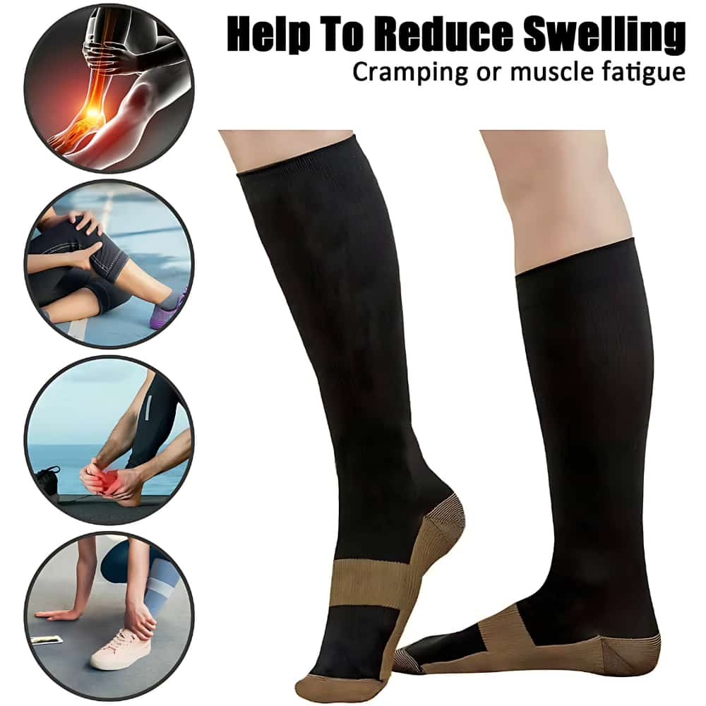 Compression Socks Stockings Womens Mens Knee High Medical