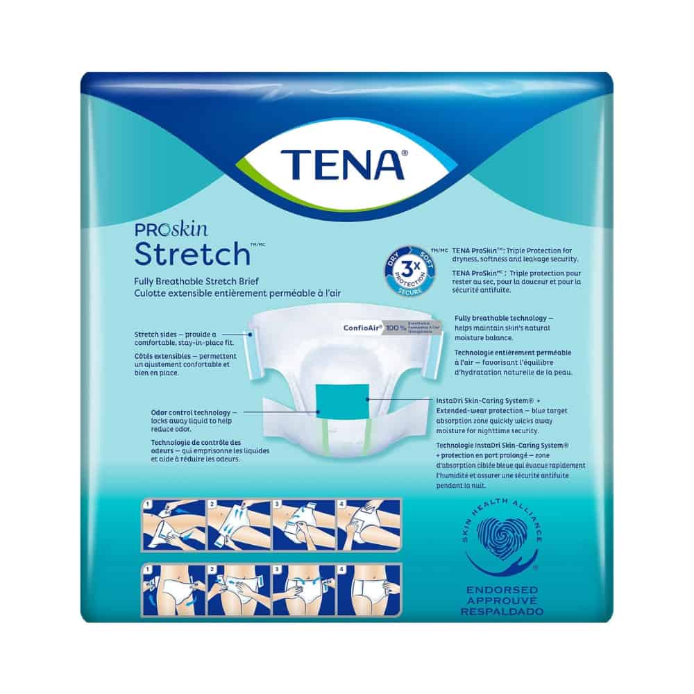 Adult Incontinence Brief, Super Absorbency, Medium, Green