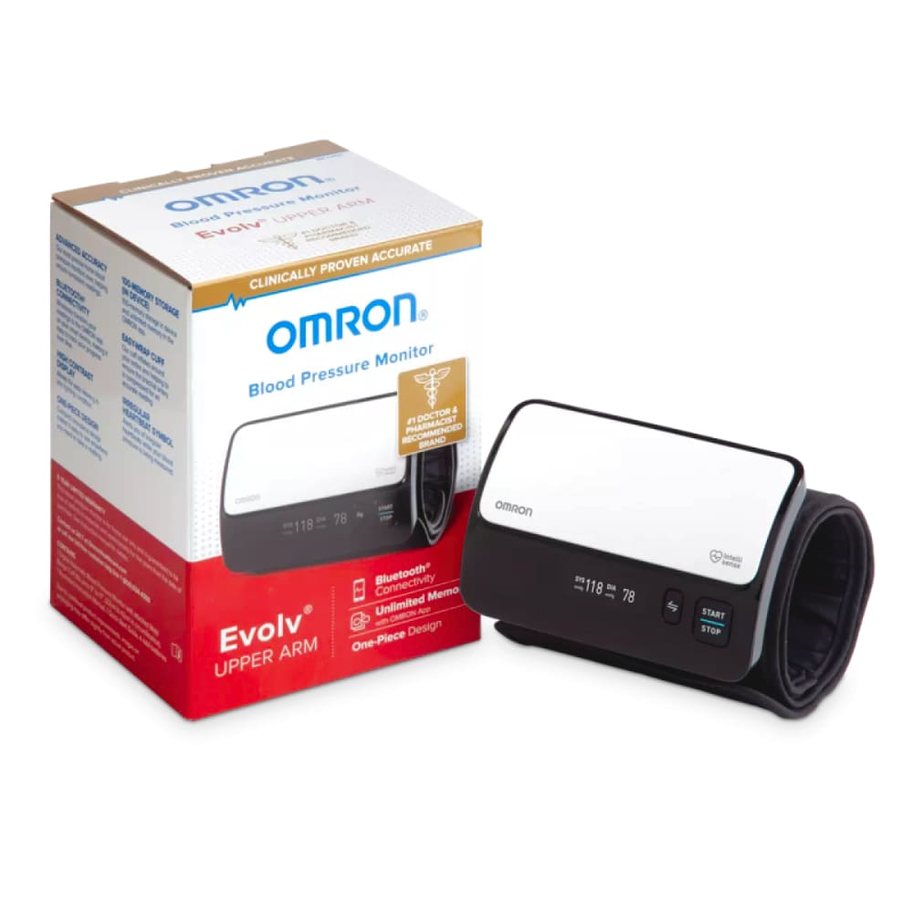 Omron Evolv Bluetooth Wireless Upper Arm Blood Pressure Monitor