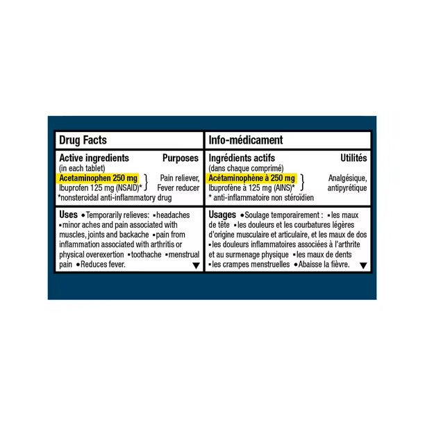 Advil Plus Acetaminophen Tablets - 36's