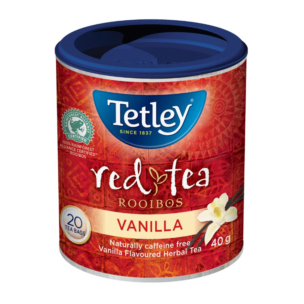 Tetley Herbal Rooibos Vanilla Tea - 20's