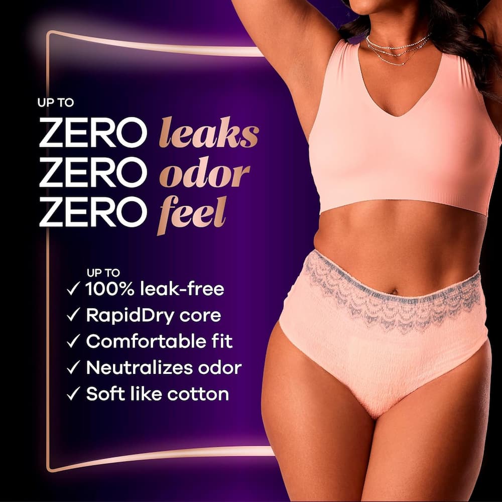 Always Discreet Boutique Maximum Protection Underwear - Small/Medium - 12s