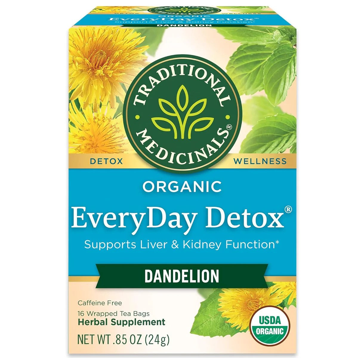 Traditional Medicinals EveryDay Detox Organic Tea - Lemon - 16's