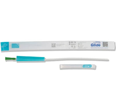 GentleCath Glide 16\ Hydrophilic Intermittent Catheter Fr Each - Box 100 pcs