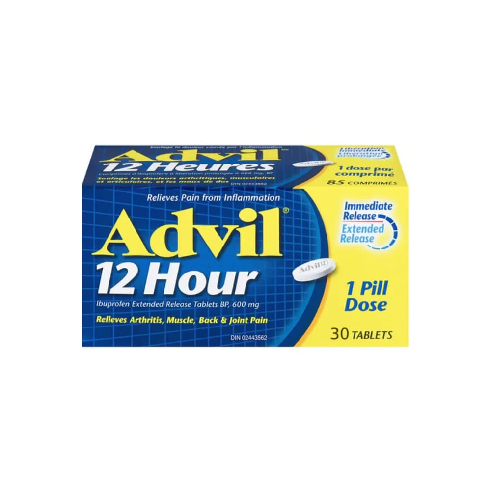 Advil 12 Hour Extended Release Tablets - 600mg - 30s