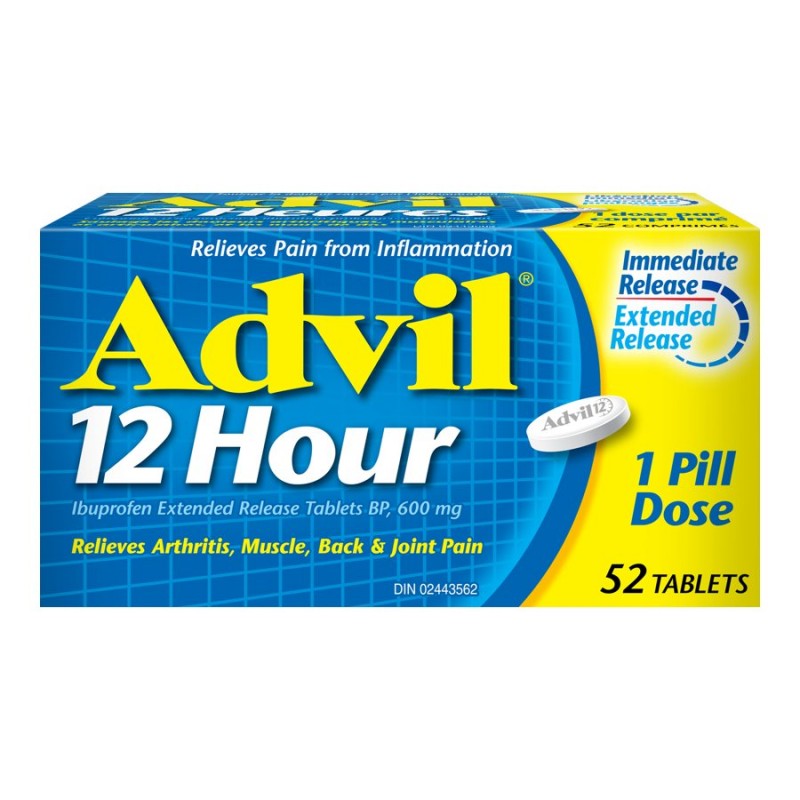 Advil 12 Hour Tablets - 600mg - 52s