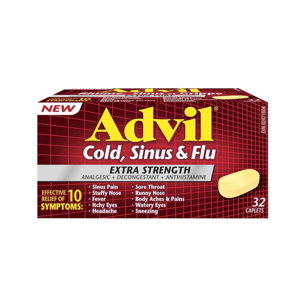 Advil Cold Sinus & Flu Extra Strength Caplets 32s