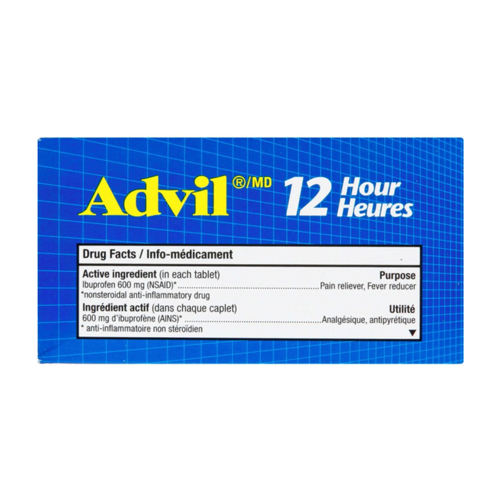Advil Extended Relief Ibuprofen 52 Count Tablets
