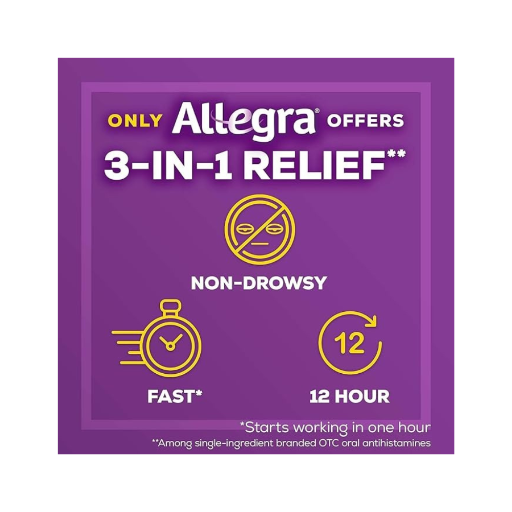 Allergy Relief 12hr Stop Sneezing, Itching & Runny Nose