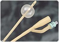 BX/10 BARDIA 2-WAY FOLEY CATHETER 24FR SILICONE-ELASTOMER COATED 5CC TWO DRAINAGE EYES STERILE LATEX
