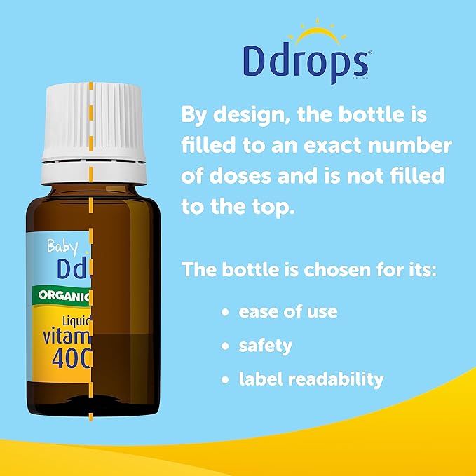 Baby Ddrops 400 IU Vitamin D3, 90 drops