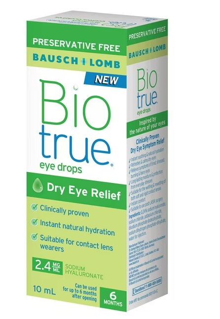 Bausch & Lomb Biotrue Eye Drops Dry Eye Relief - 10ml