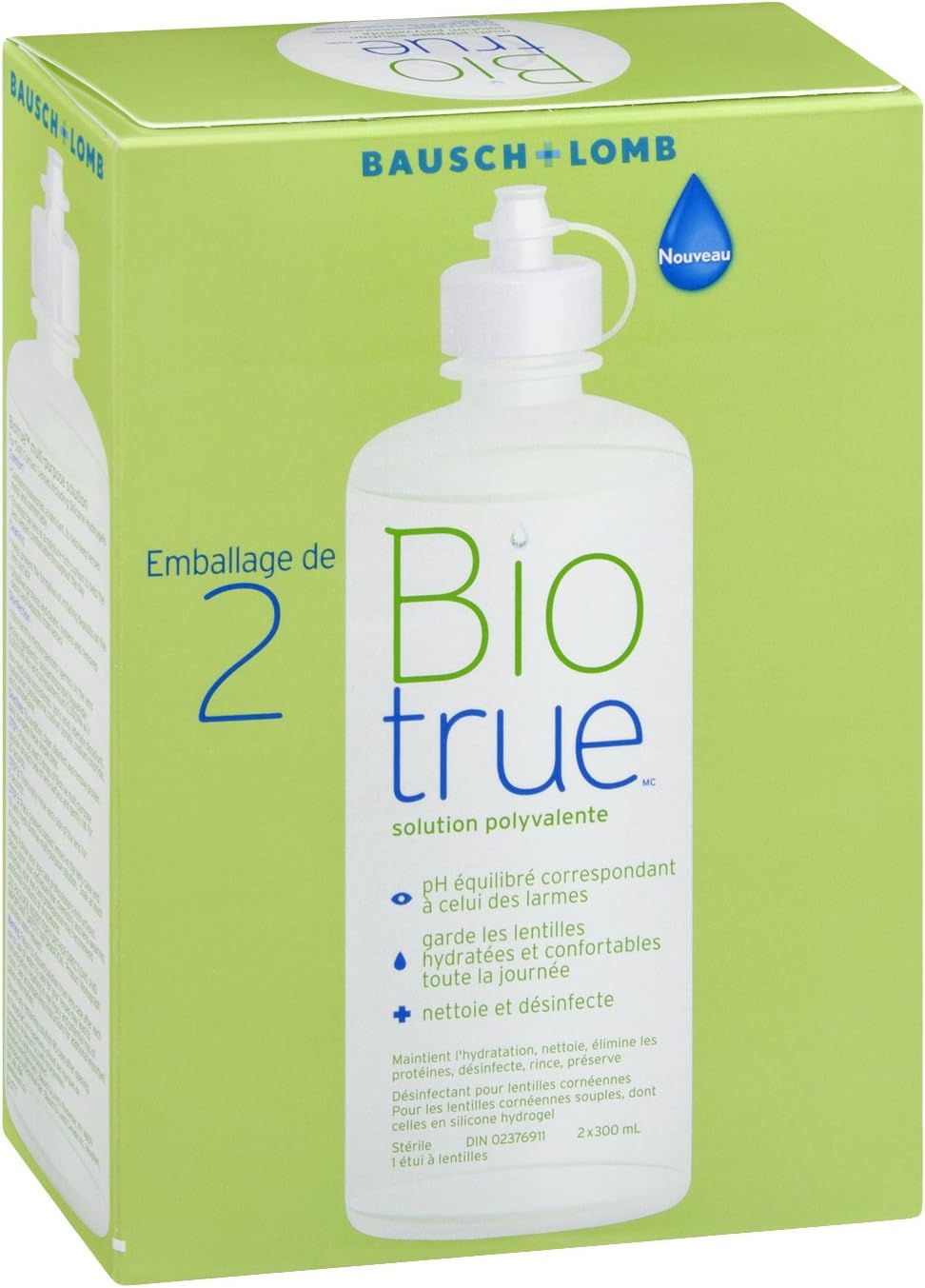 Bausch & Lomb Biotrue Multi-Purpose Solution - 2 x 300ml