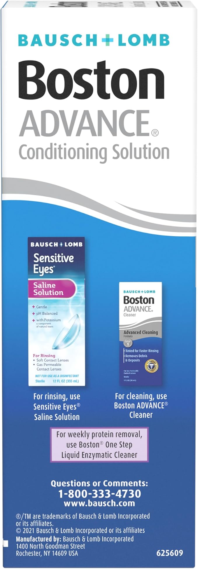 Bausch + Lomb Boston Advance Contact Lens Conditioning Solution - 105ml
