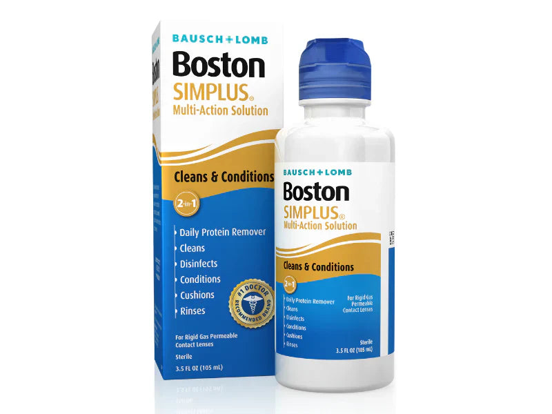 Bausch + Lomb Boston Simplus Contact Lens Disinfecting Solution - 105ml