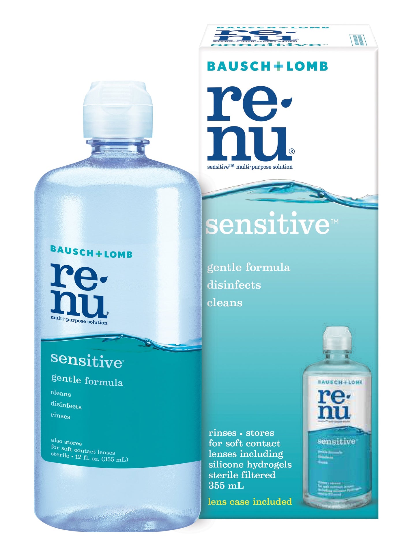 Bausch & Lomb Sensitive Eyes Multi-Purpose Solution - 355ml