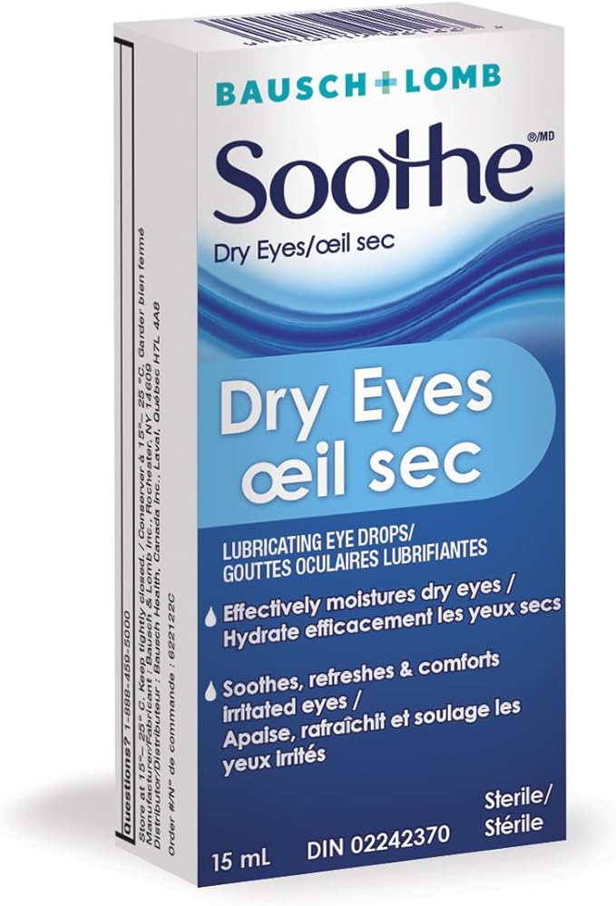 Bausch + Lomb Soothe Dry Eyes Drops - 15ml