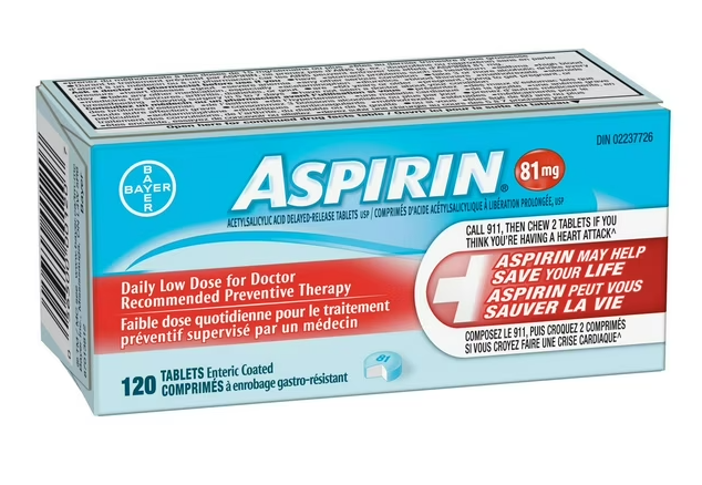Bayer Aspirin Daily Low-Dose Tablets - 120's
