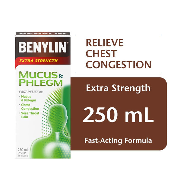 Benylin Extra Strength Mucus & Phlegm Syrup - 250ml