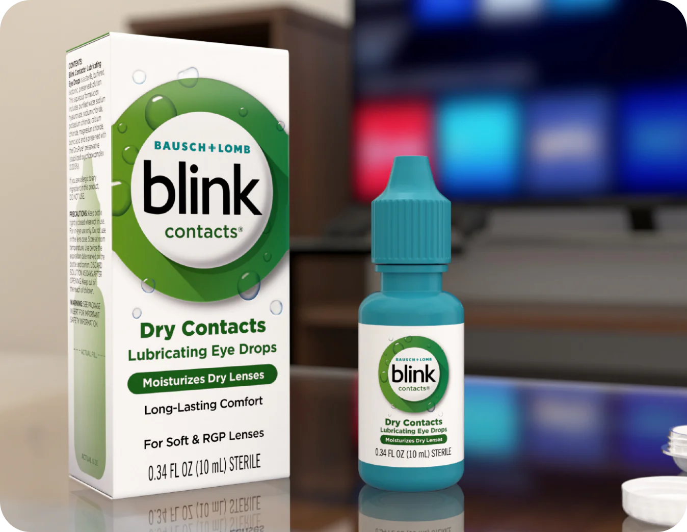 Blink Contacts Lubricating Eye Drops - 10ml