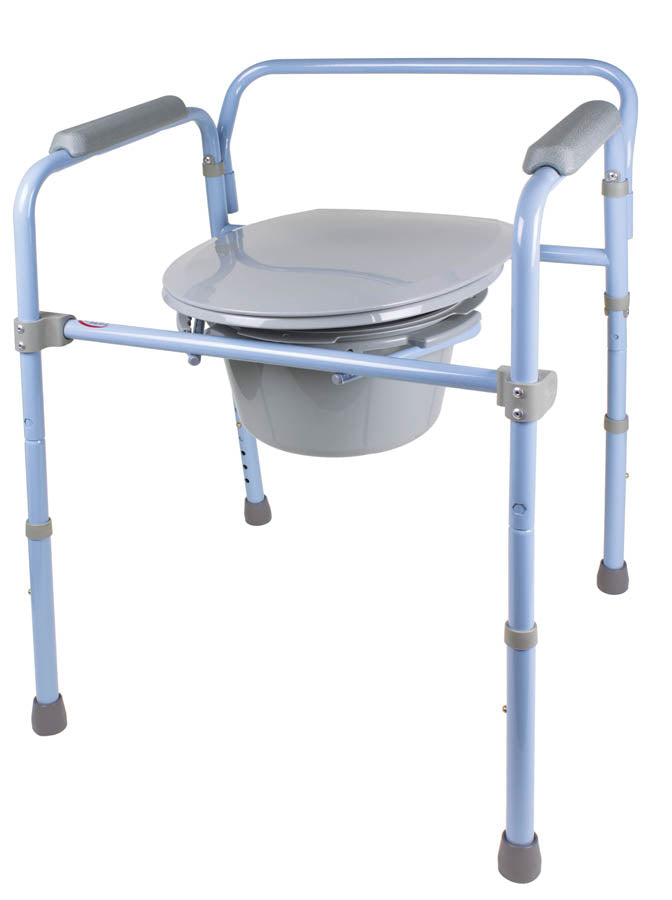COMPASS HEALTH PROBASICS DELUXE FOLDING COMMODECOMPASS HEALTH PROBASICS DELUXE FOLDING COMMODE
