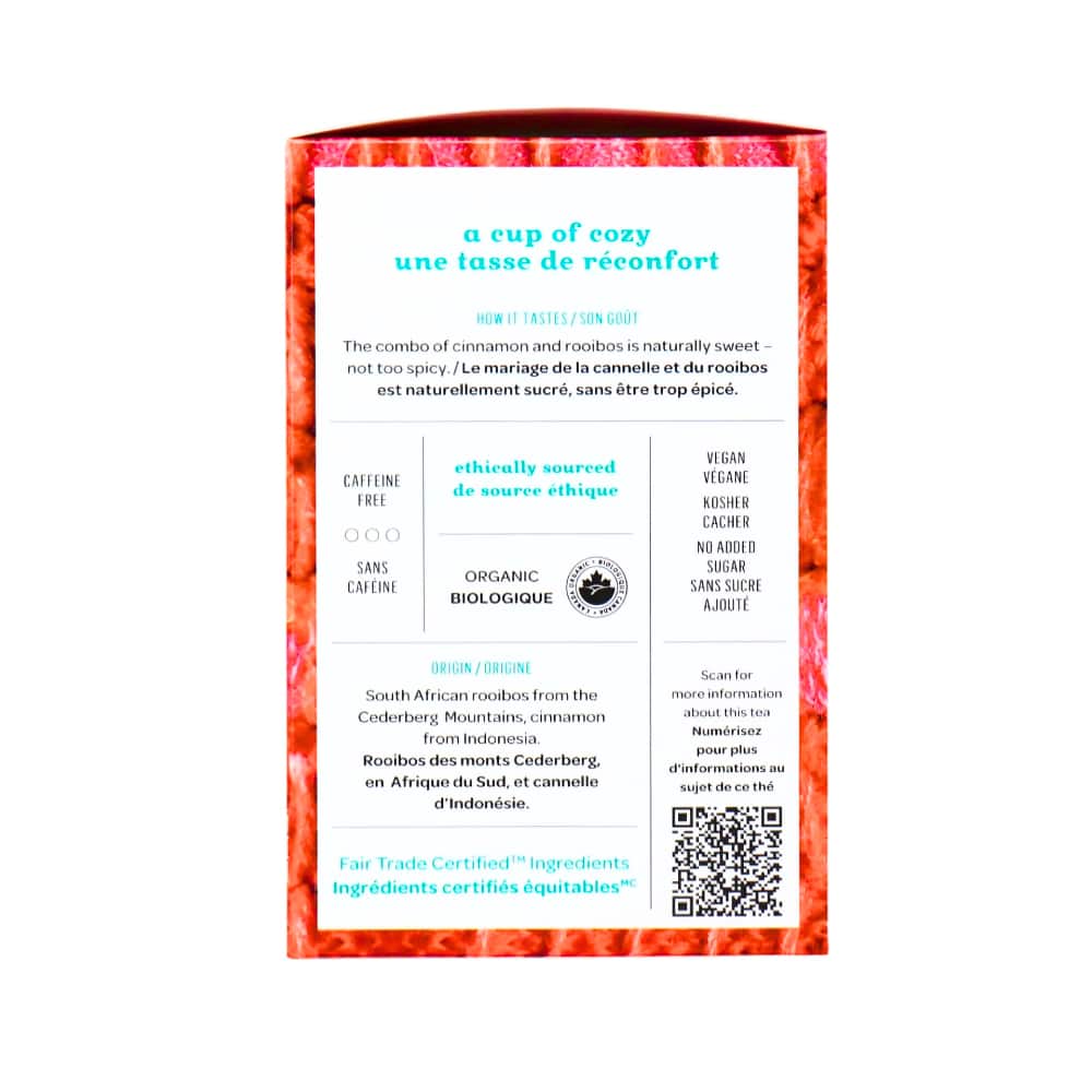 Caffeine-Free Rooibos Chai Tea 12 Sachets by DAVIDsTEA