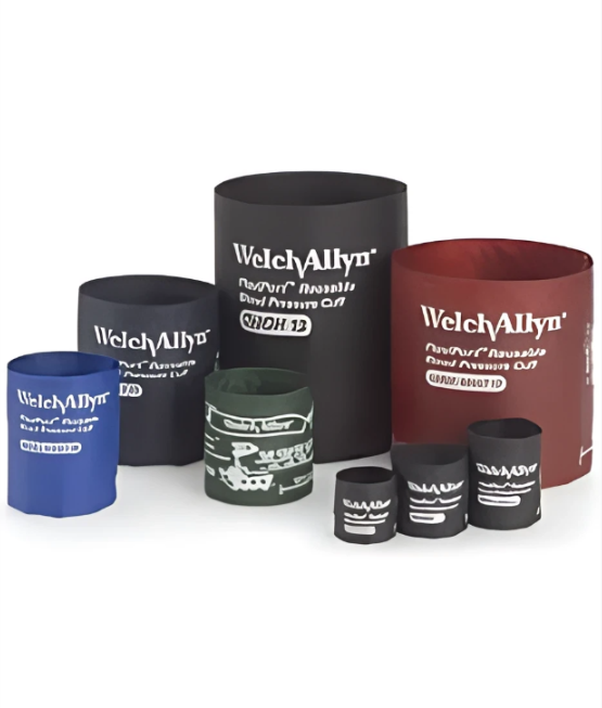 Blood Pressure Cuff, Durable 1 Piece, Small Adult 2 Tube Flexiport with Bulb and Valve