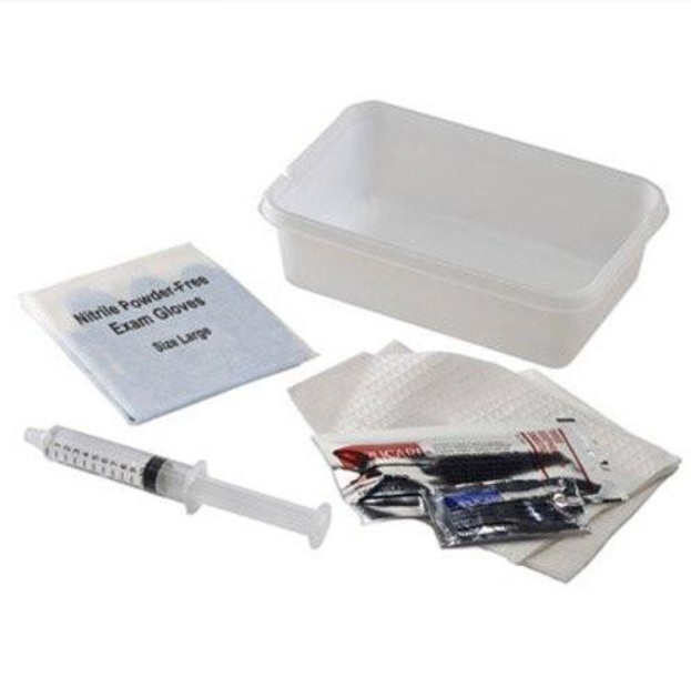 Catheter Insertion Tray including 30cc Prefilled Syringe