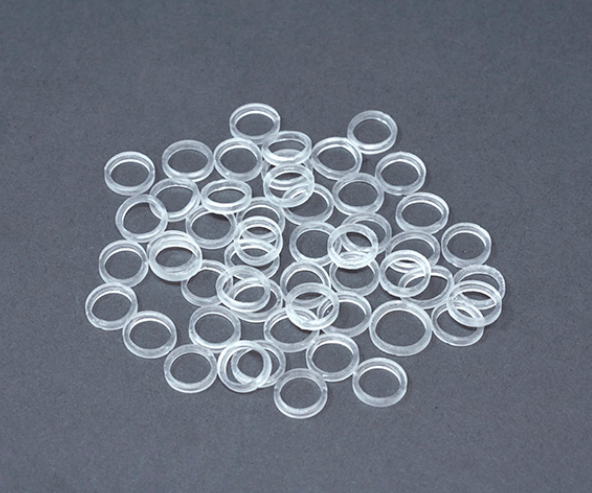 Elastics for probe covers, Latex-Free, 5/16" Clear, Non-Sterile - 100/Bag
