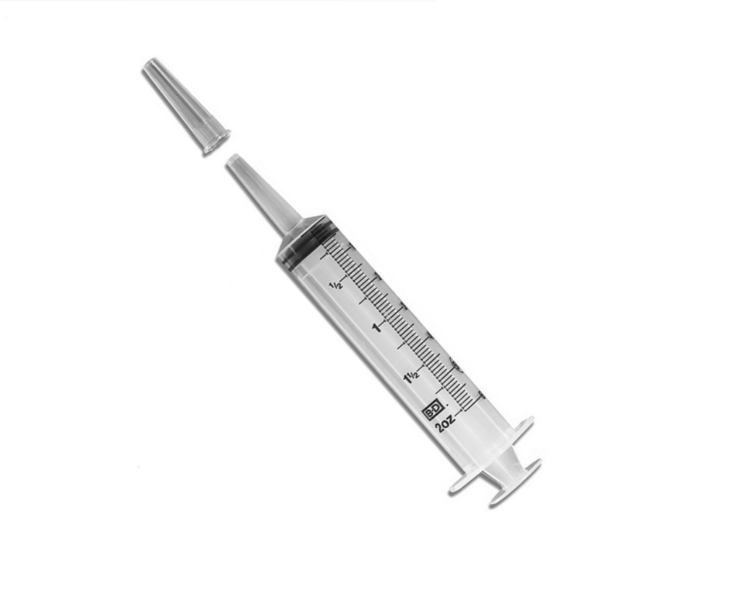 Syringe 60cc Slip Tip - 40/Box
