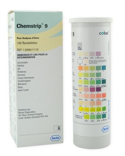 Chemstrip 9 Urine Test Strips