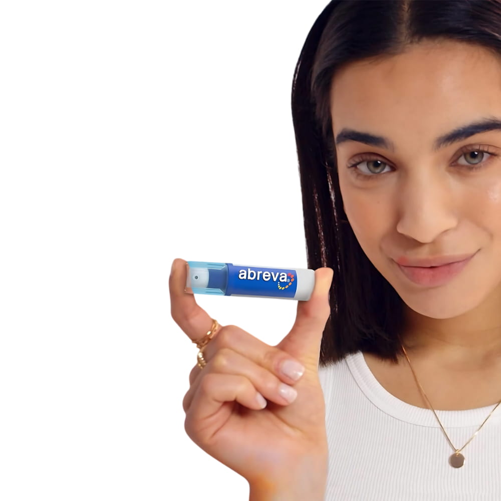 Cold sore treatment pump