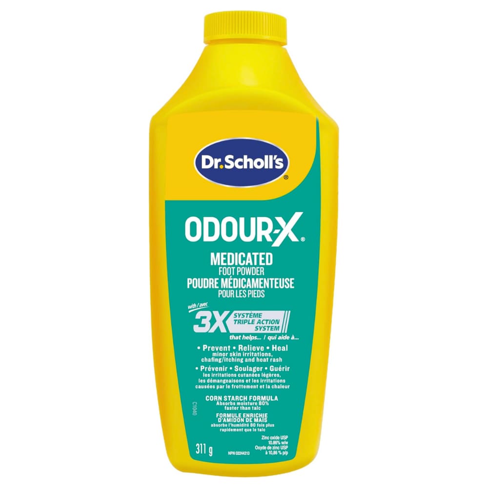 DS Odour X Medicated Foot Powder