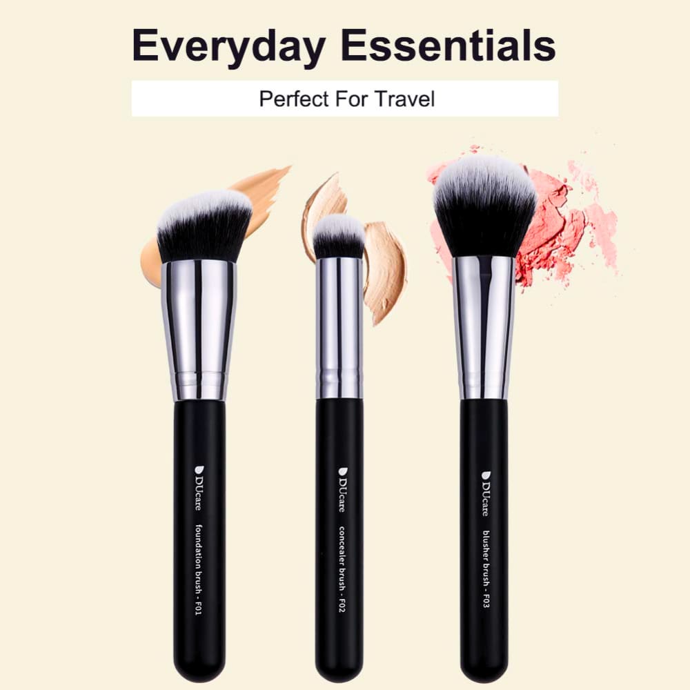 DUcare Kabuki Brushes Set 3Pcs
