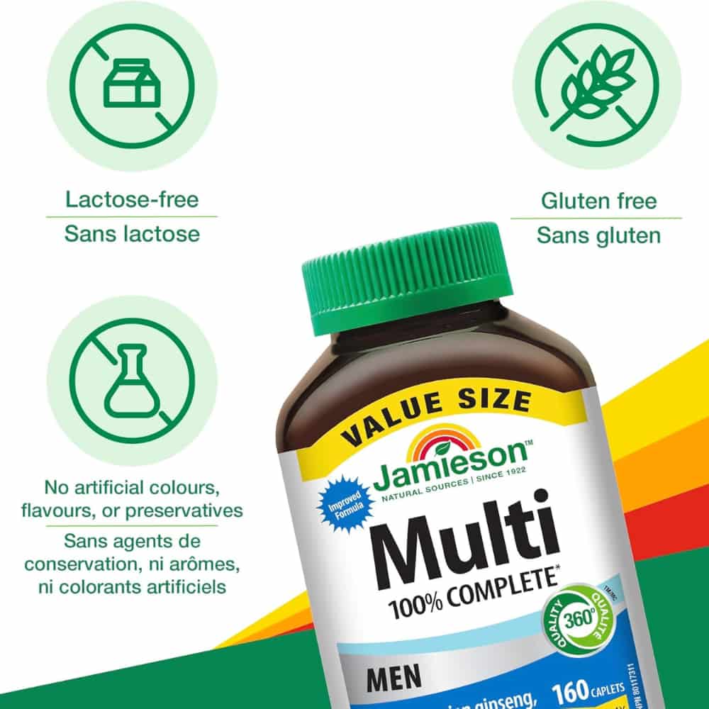 Daily Multivitamin for Men Energy, Heart & Immune