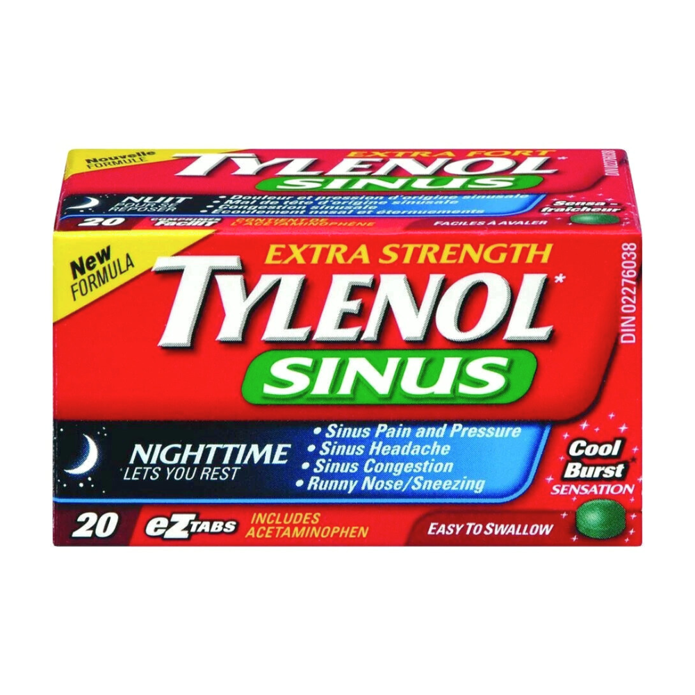 Extra Strength Tylenol Sinus EZTabs Restful Nights